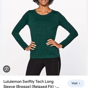Lululemon swiftly tech long sleeve 20